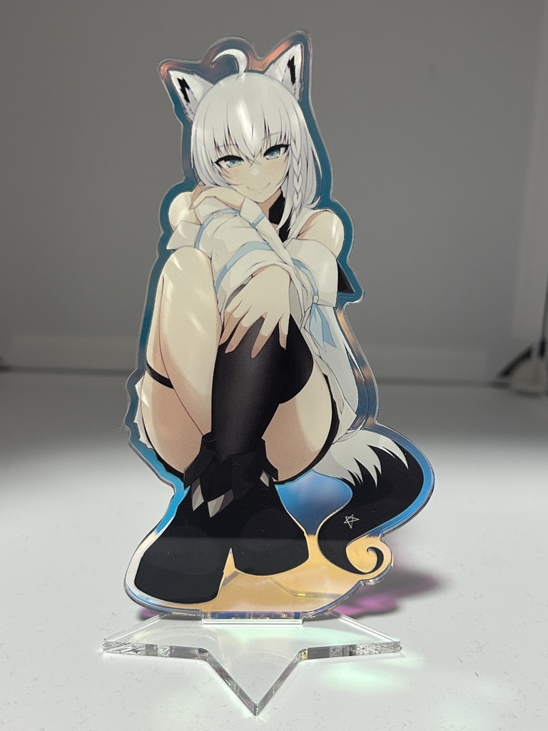 白上フブキ　エナメルアクリルスタンド