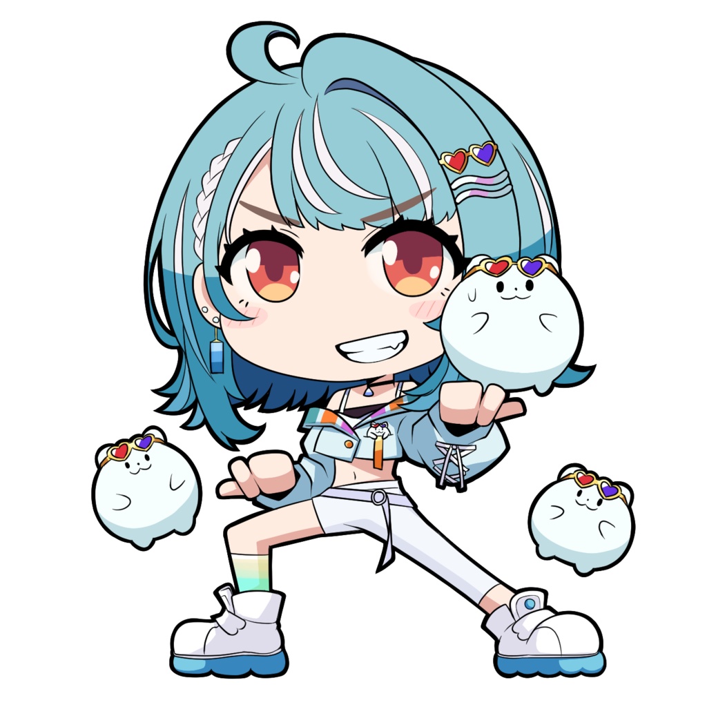 ユナらむち　アクリルキーホルダー