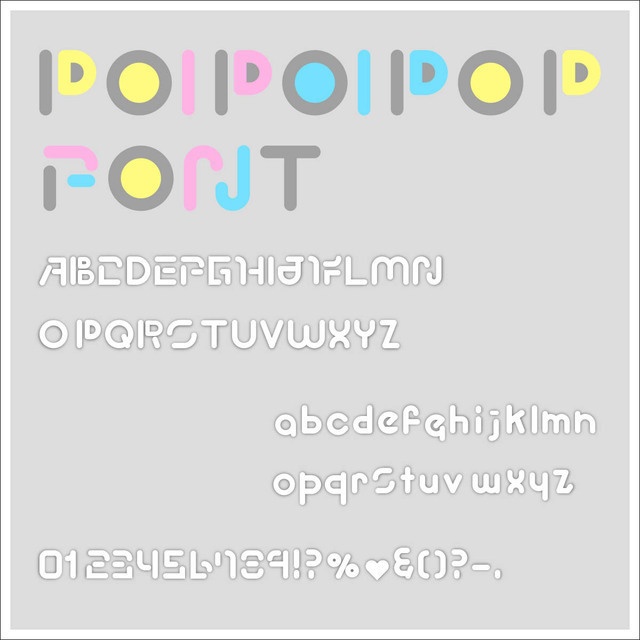 poipoipop_font（ぽいぽいぽっぷ）【商用可】 - 213chan_font - BOOTH