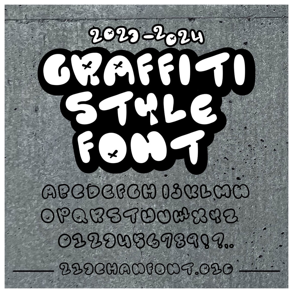 graffitistyel_font（グラフィティスタイル）【商用可】