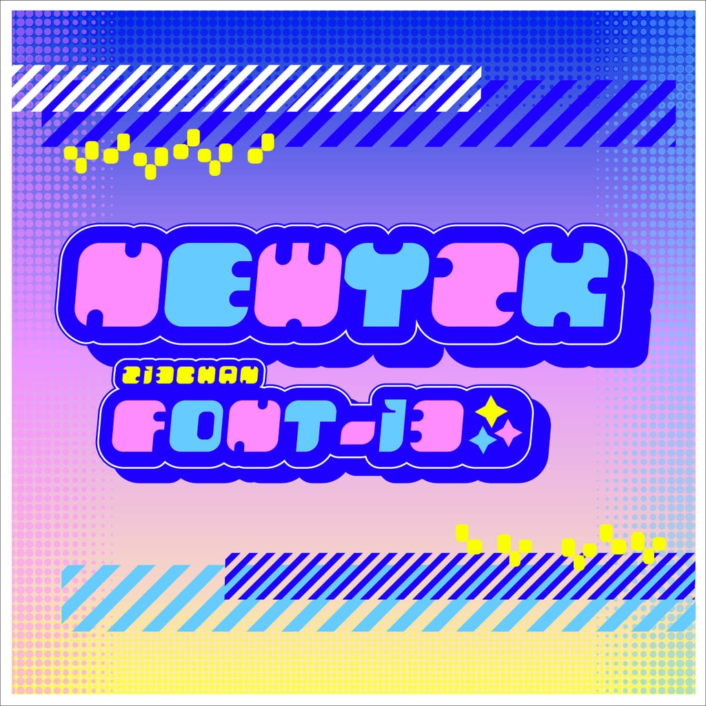 New_Y2K_font【商用可】 - 213chan_font - BOOTH