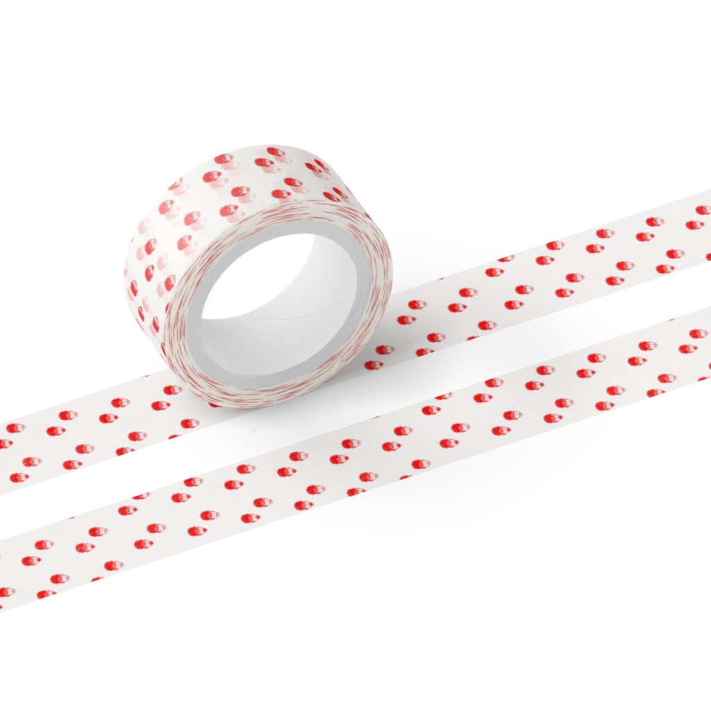 Shindoi Hisashi Masking Tape Red
