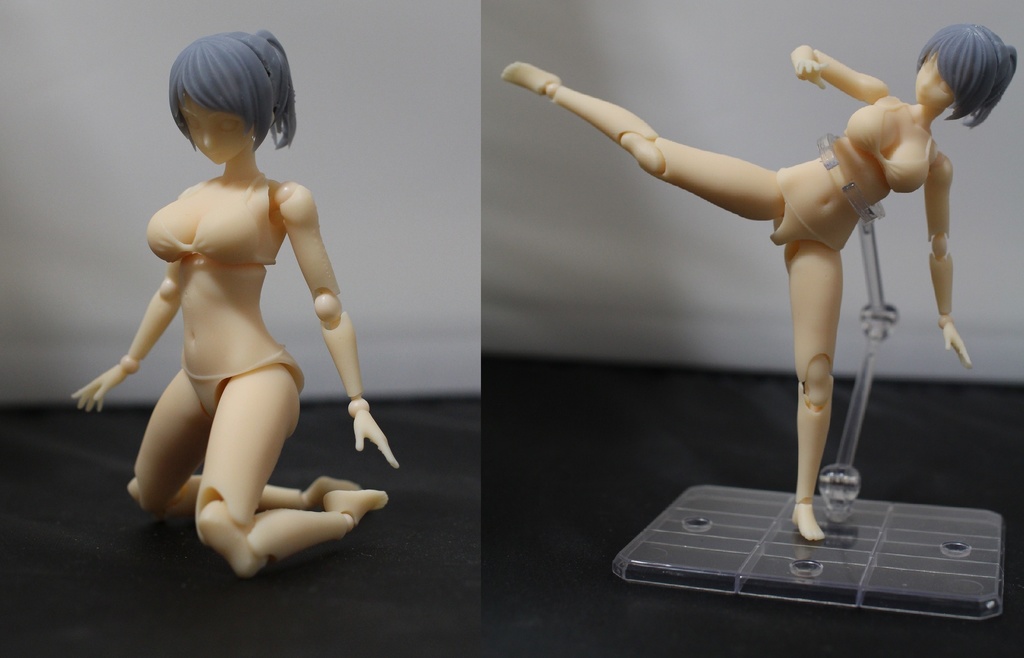3Dプリント用 STL 可動素体(女性)_001