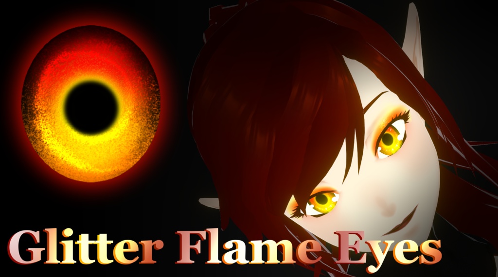 Glitter Flame Eyes 