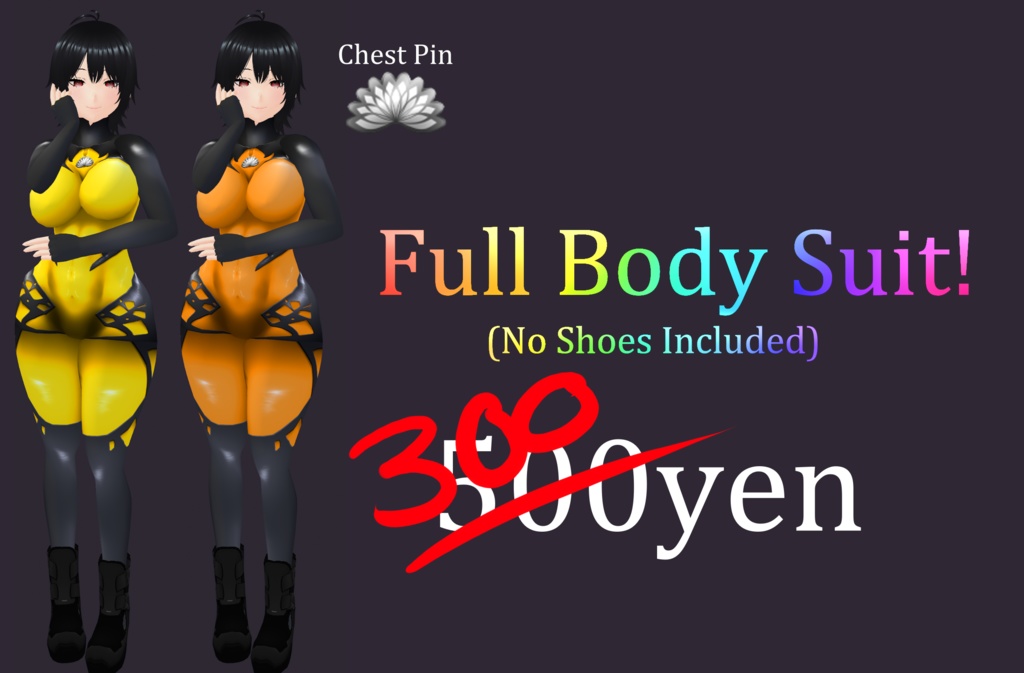 Colored Leather Bodysuit