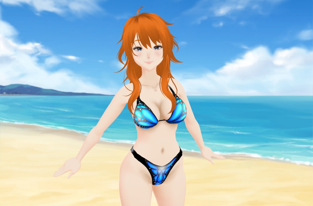 Blue Monarch Butterfly - Bikini Set