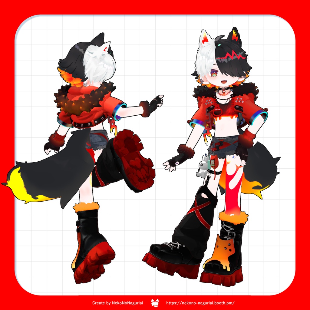 【ヴォルカ】オリジナル3Dモデル(PC版 Mobile版に両対応)