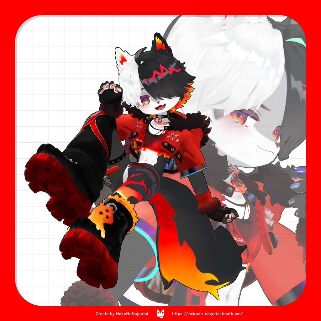 【ヴォルカ】オリジナル3Dモデル(PC版 Mobile版に両対応)