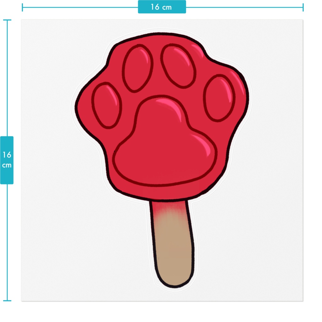 ポープシクルステッカー