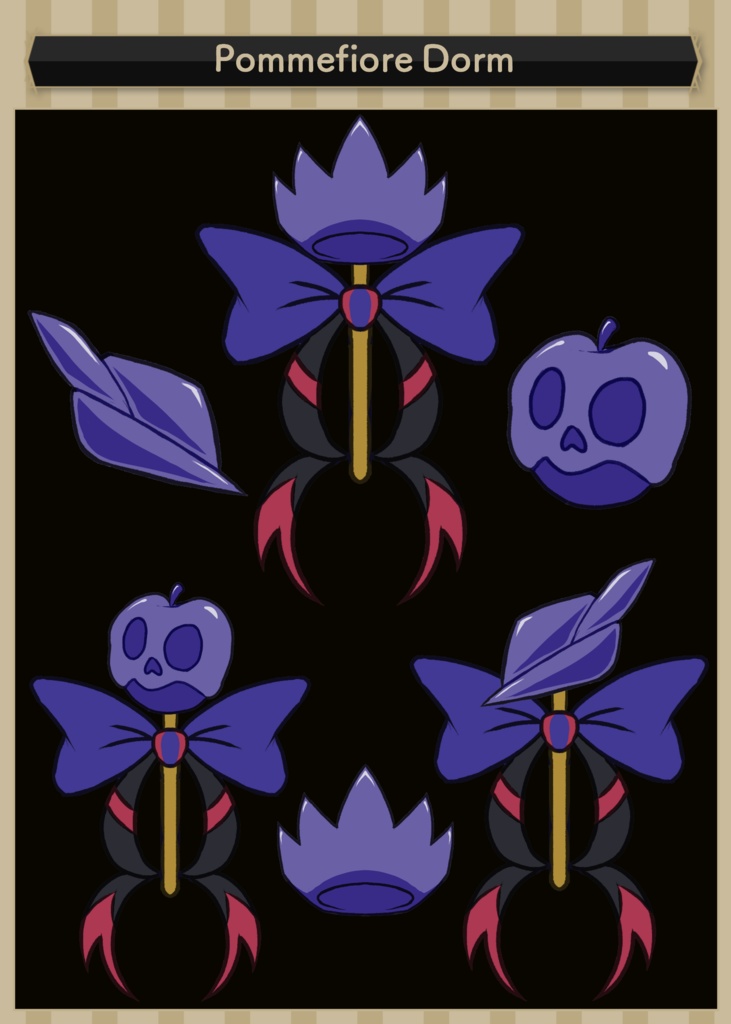 寮シールシート/Dorm Sticker Sheet