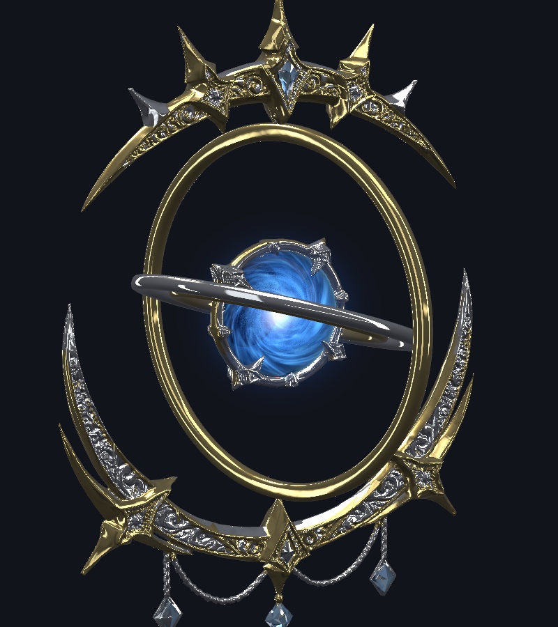 【無料・PC VRChat】Celestial Armillary|浮遊する天球儀・召喚/分解ギミック・Modular Avatar