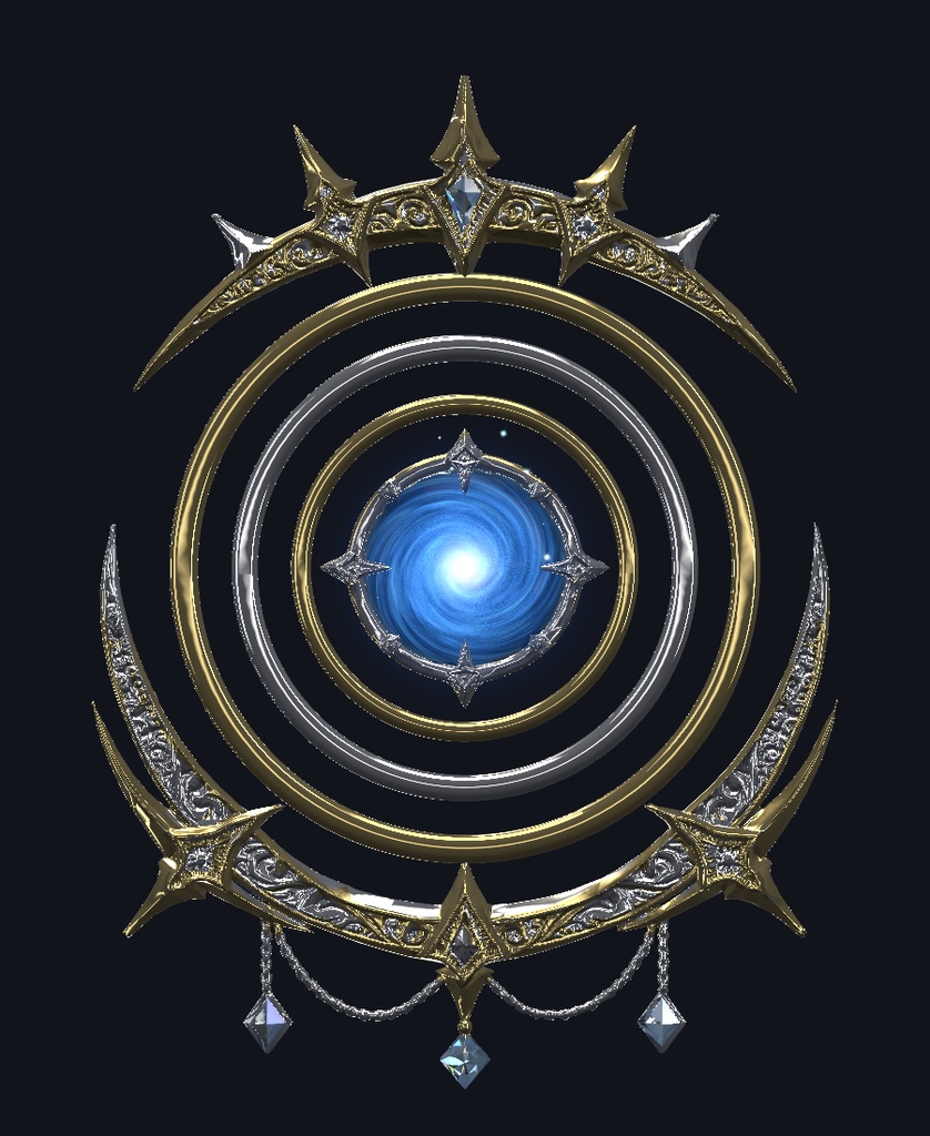 【無料・PC VRChat】Celestial Armillary|浮遊する天球儀・召喚/分解ギミック・Modular Avatar