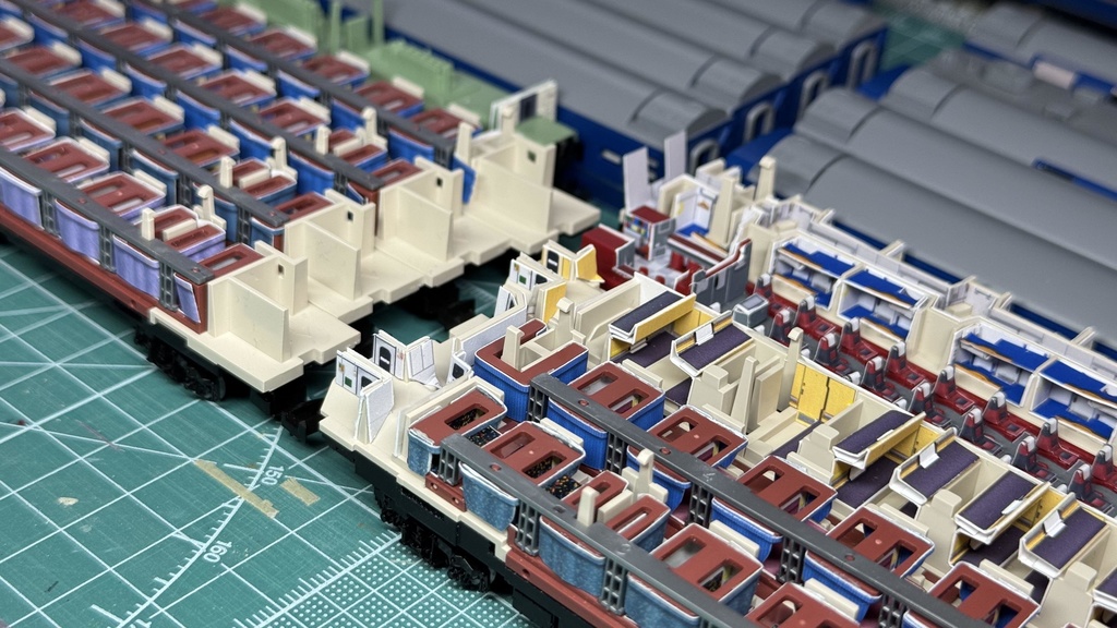 60020 なは単独編成JR仕様10両用内装パーツセット(98858 なは基本セット、98859 なは増結セット用)