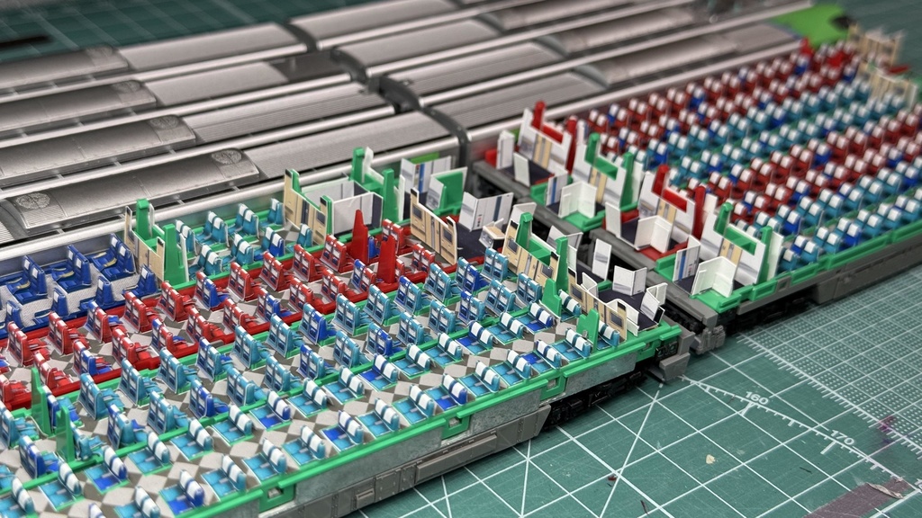 70001F スーパー白鳥789系8両用内装パーツフルセット(98895 スーパー白鳥セット、98896スーパー白鳥増結セット用)