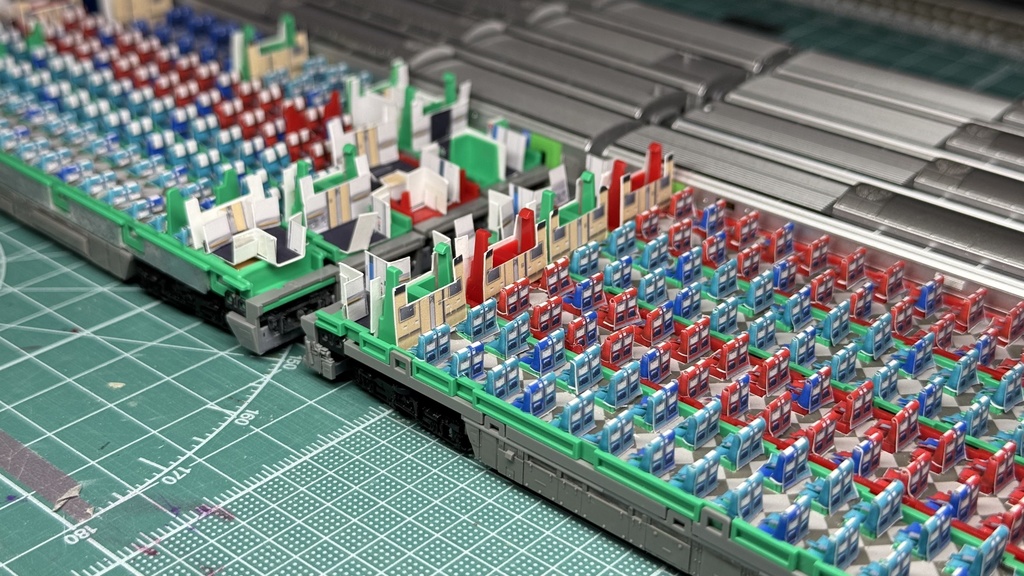 70001F スーパー白鳥789系8両用内装パーツフルセット(98895 スーパー白鳥セット、98896スーパー白鳥増結セット用)