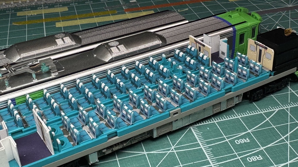 70002F スーパー白鳥785系300番台2両用内装パーツフルセット(A7220 785系300番代 特急「スーパー白鳥」2両セット用)