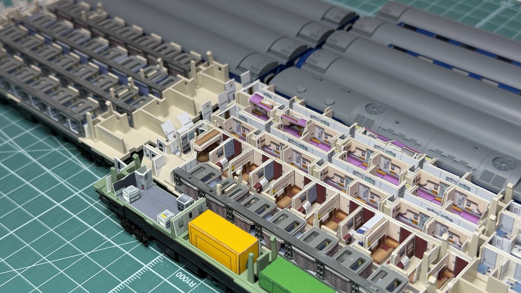 60031 あけぼのJR仕様9両用内装パーツセット(97611あけぼのセット+単品増結2両用)