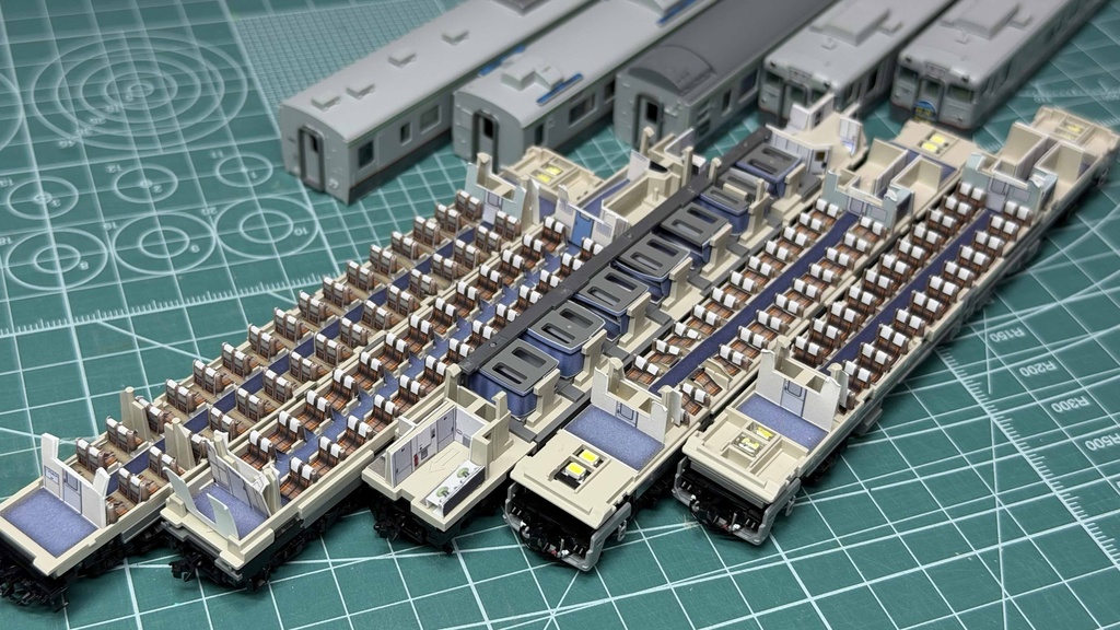 60033 急行利尻キハ400系末期仕様5両用内装パーツセット(97240急行利尻セット用)