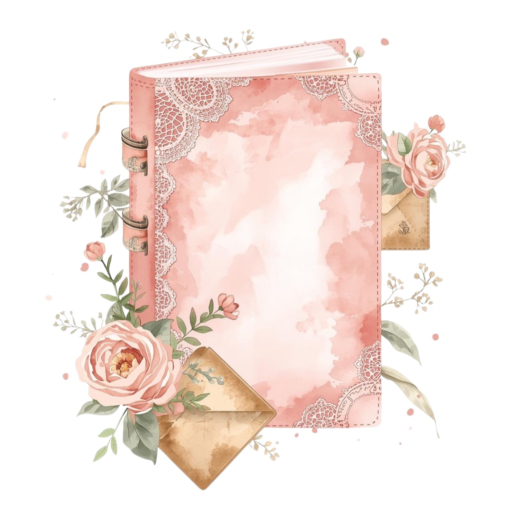 【ピンク旅行シリーズ】ガーリー旅のクリップアート10点セット~Pink Antique Travel Clipart Collection~