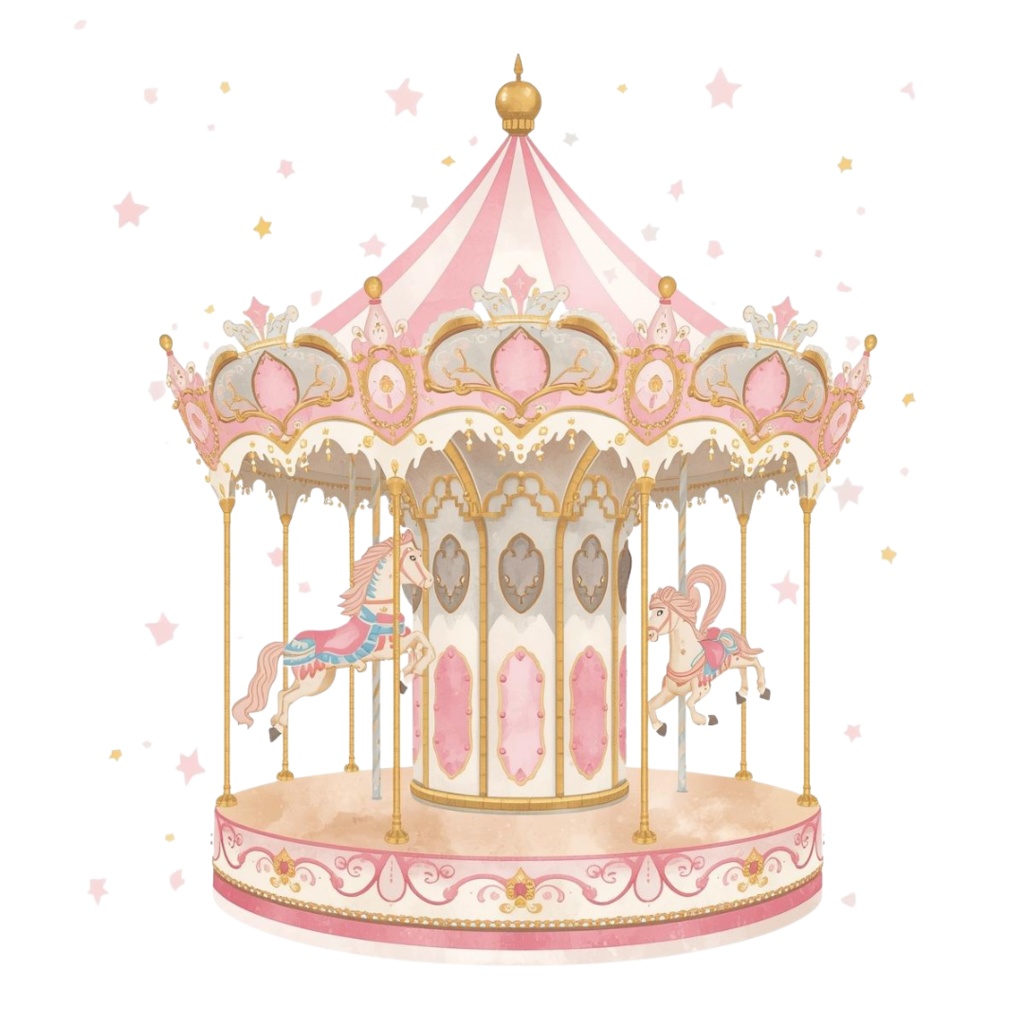 【アンティーク・パステル・クリスマス】ガーリー水彩クリップアート・コレクション(11 PNG ダウンロード)