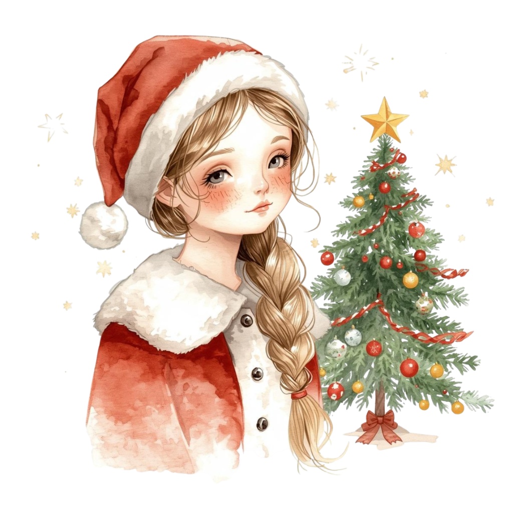 【サンタガール】クリスマス素材10点