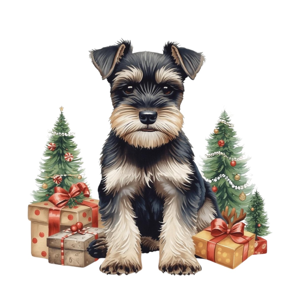 【可愛いワンちゃん素材】クリスマス素材10点