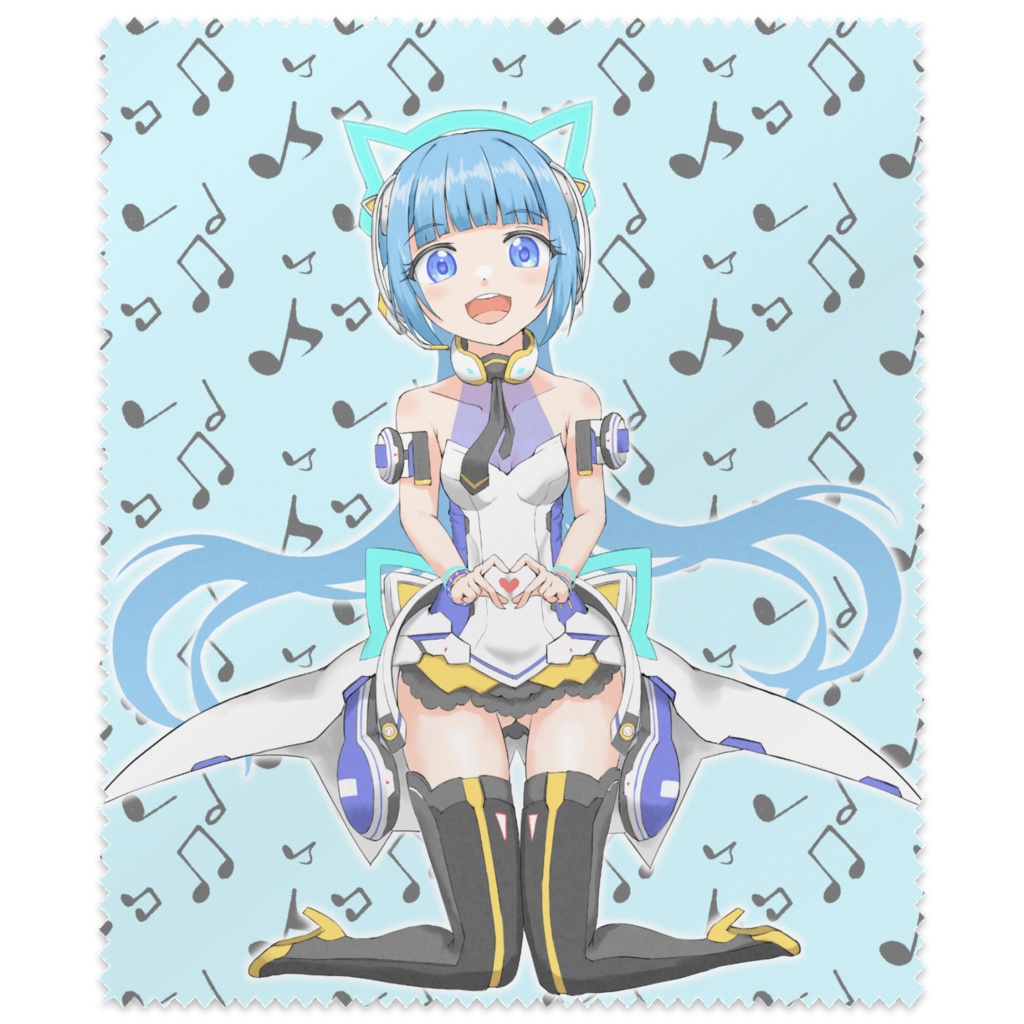 メガネ拭き「水潟九美（音楽祭）」
