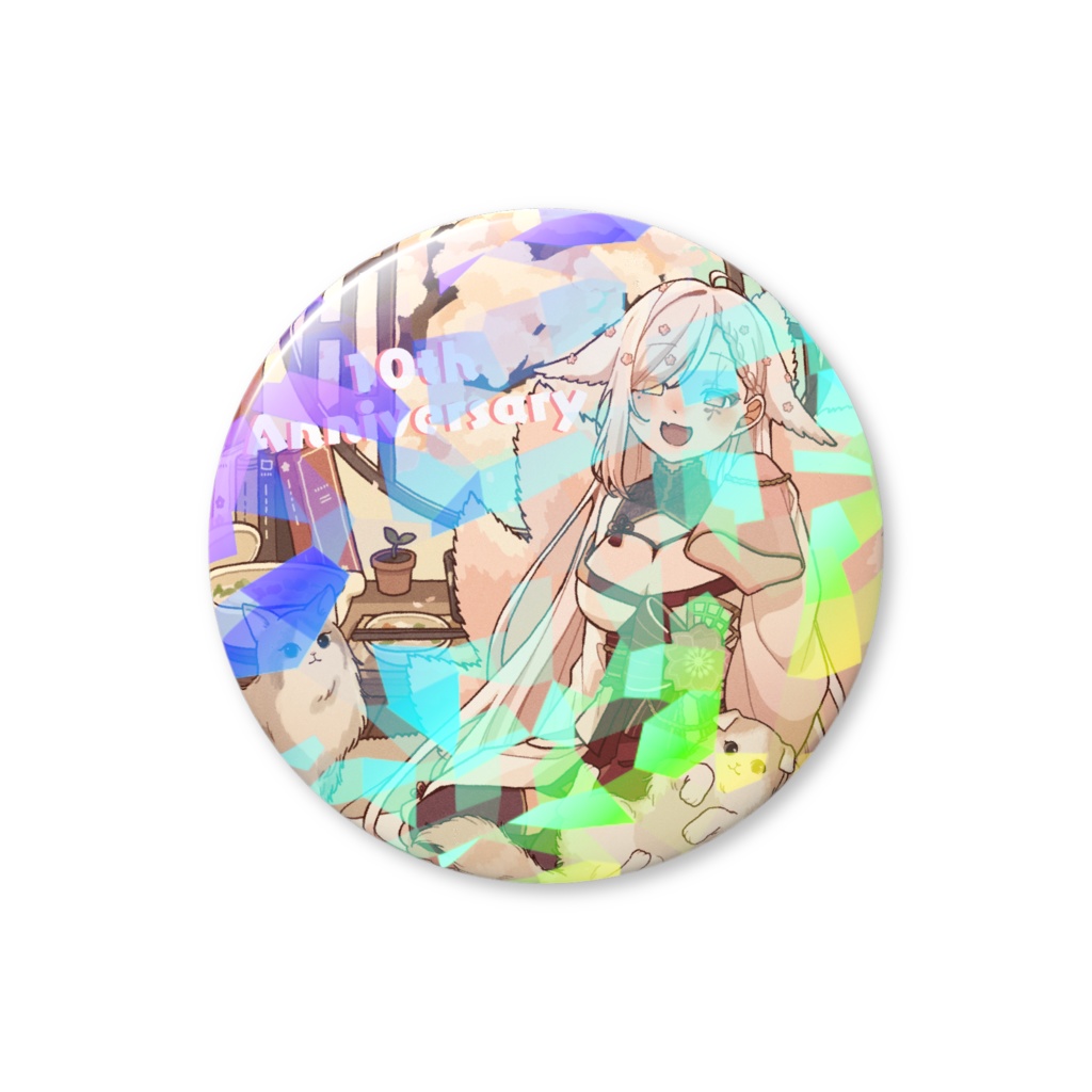 10周年記念グッズー缶バッチ(丸)