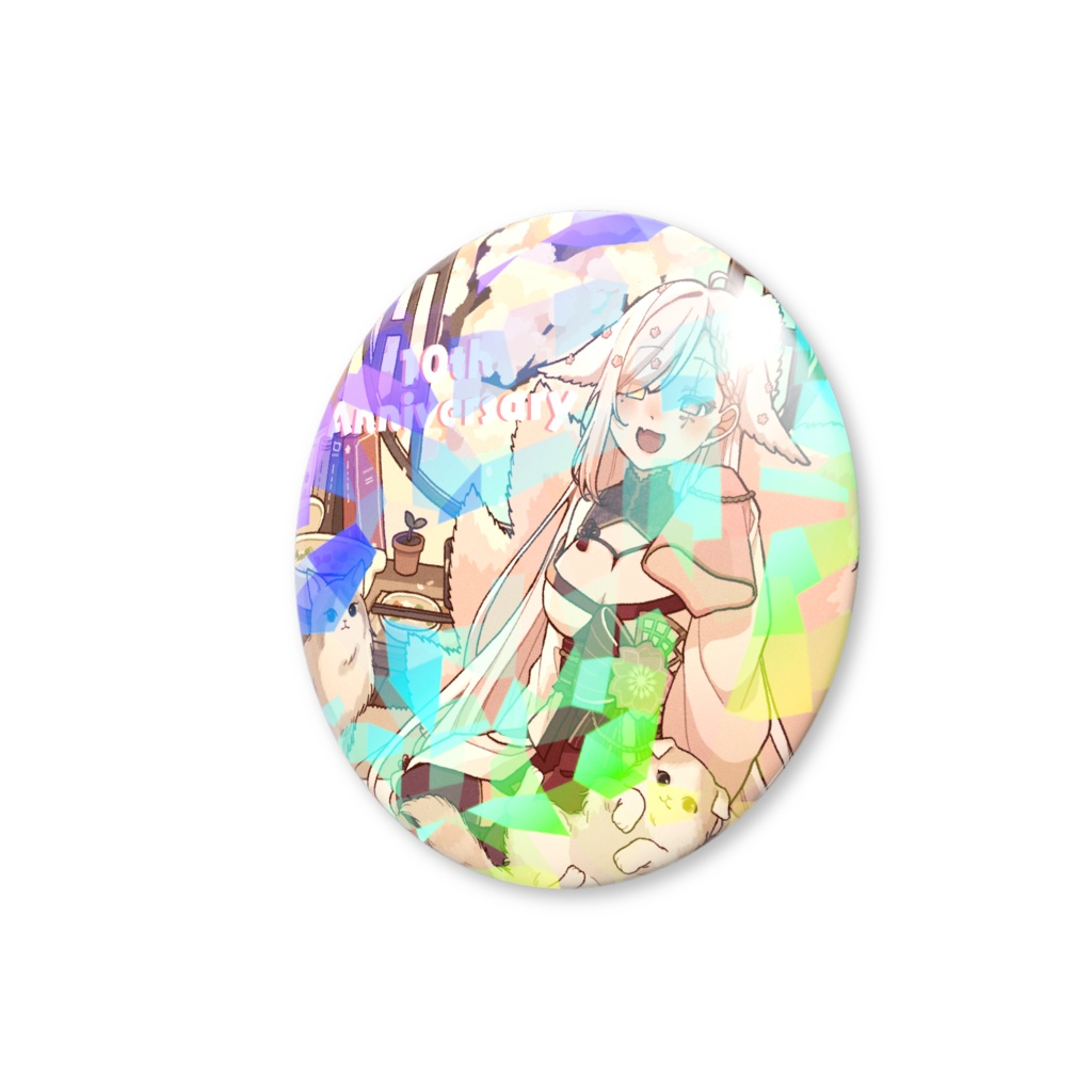 10周年記念グッズー缶バッチ(丸)