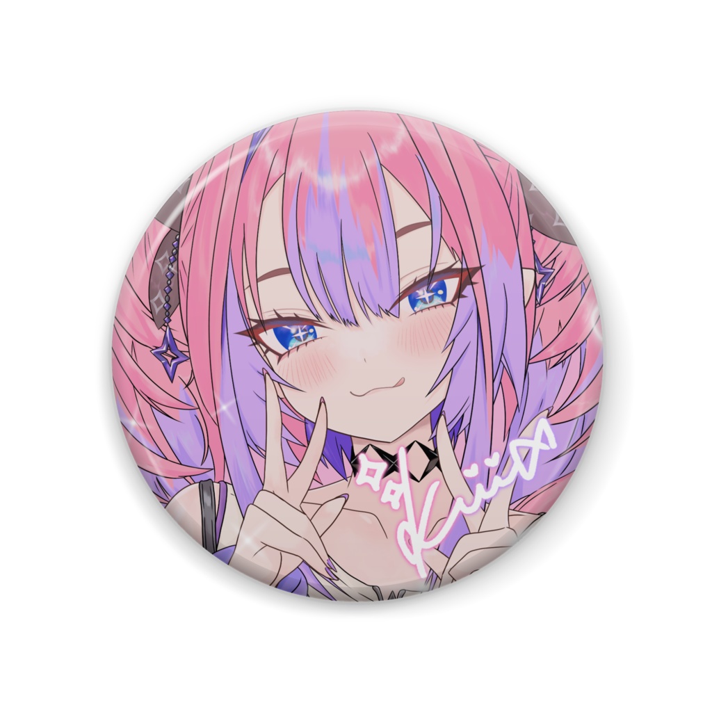 【非公式】綺々羅々ヴィヴィ 缶バッジ
