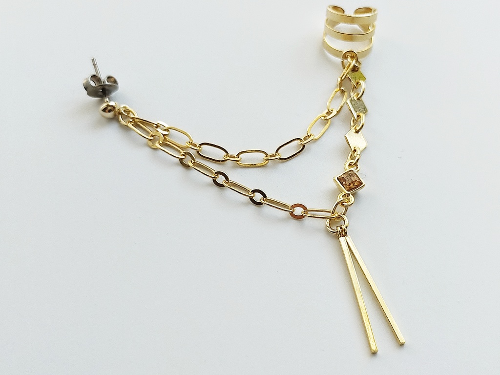 【イヤーカフ＆ピアス・イヤリング】zhongli