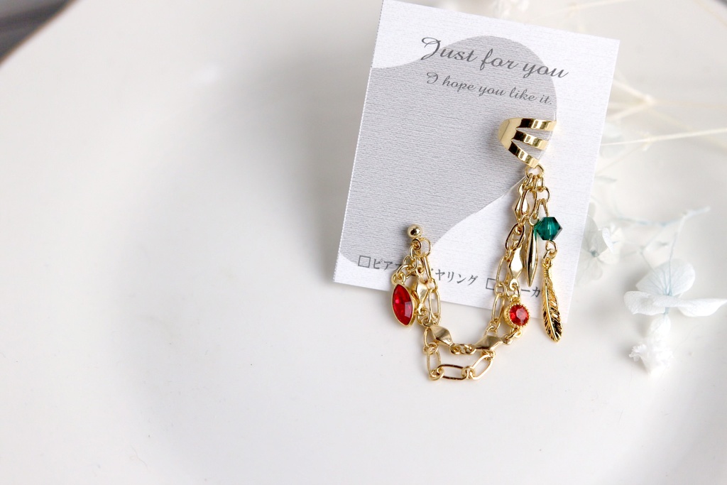 【イヤーカフ&ピアス】アルハイゼン カーヴェ