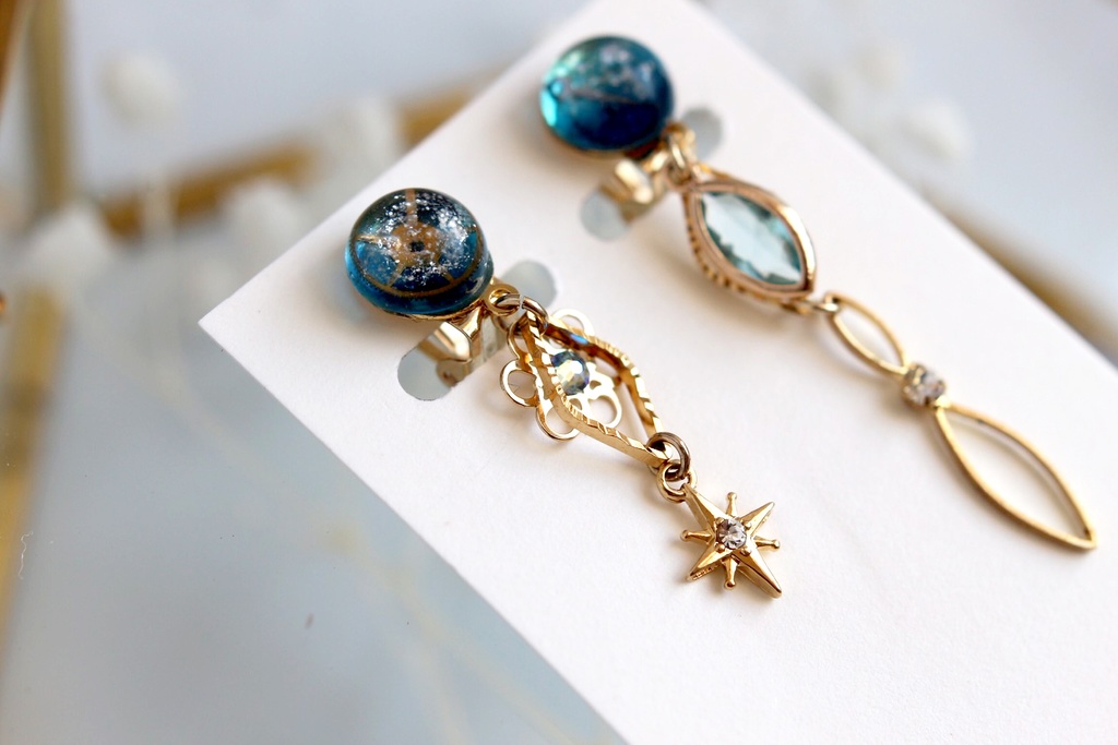 ★【耳飾り】壁炉の家 リネット フレミネ