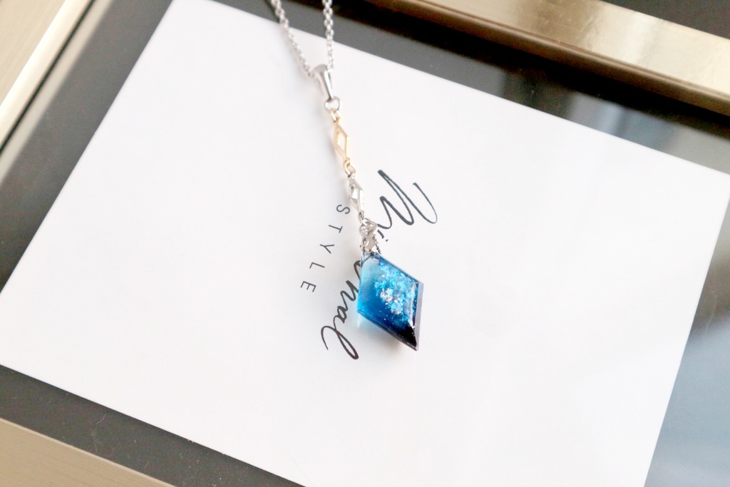 【耳飾り/ネックレス】diamond rhombus カピターノ「隊長」