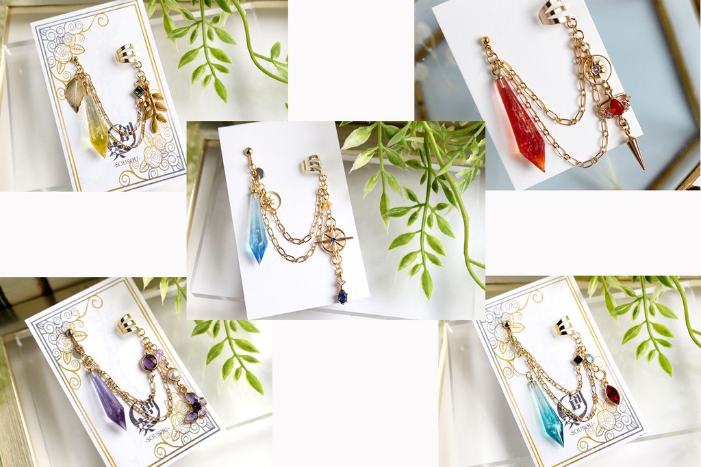 【イヤーカフ＆ピアス(イヤリング)】オンパロス