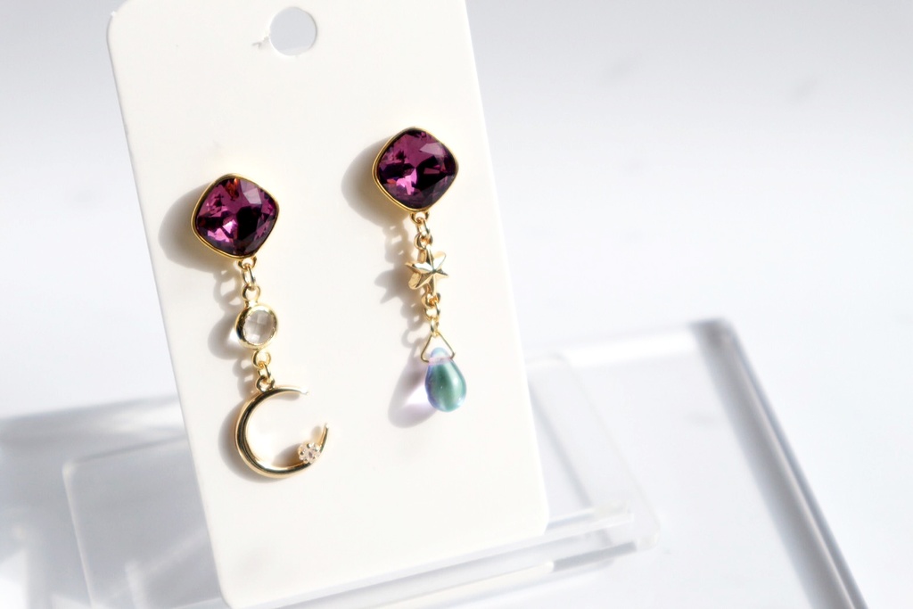 【ピアス】月星