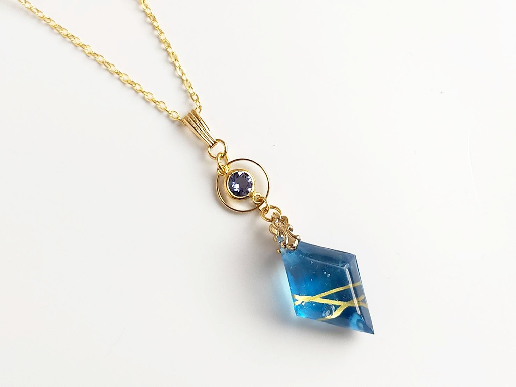 【ネックレス】rhombus stone　小柳ロウ