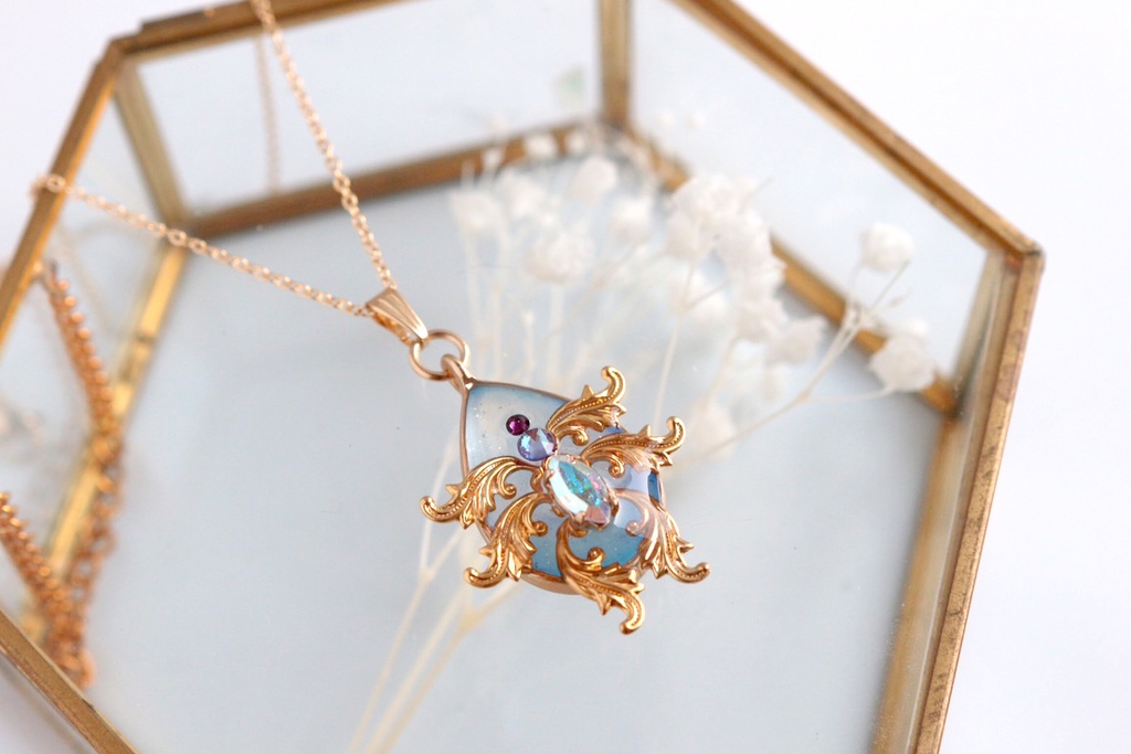 【ネックレス】月の少女