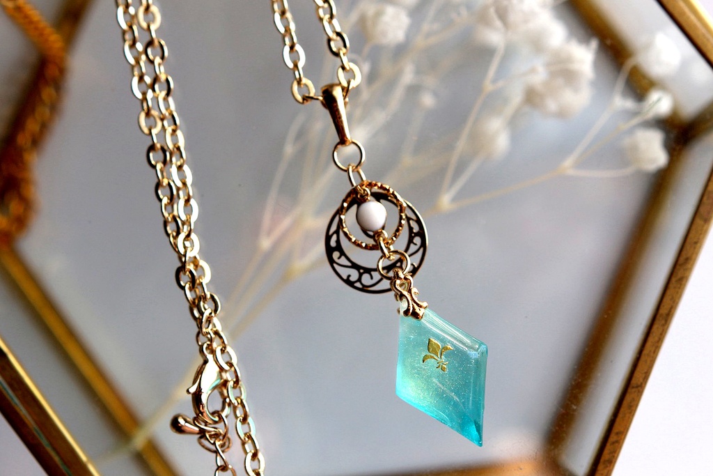 【ネックレス】rhombus stone　ファルカ