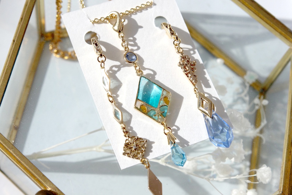 【3連チャームネックレス】北風騎士