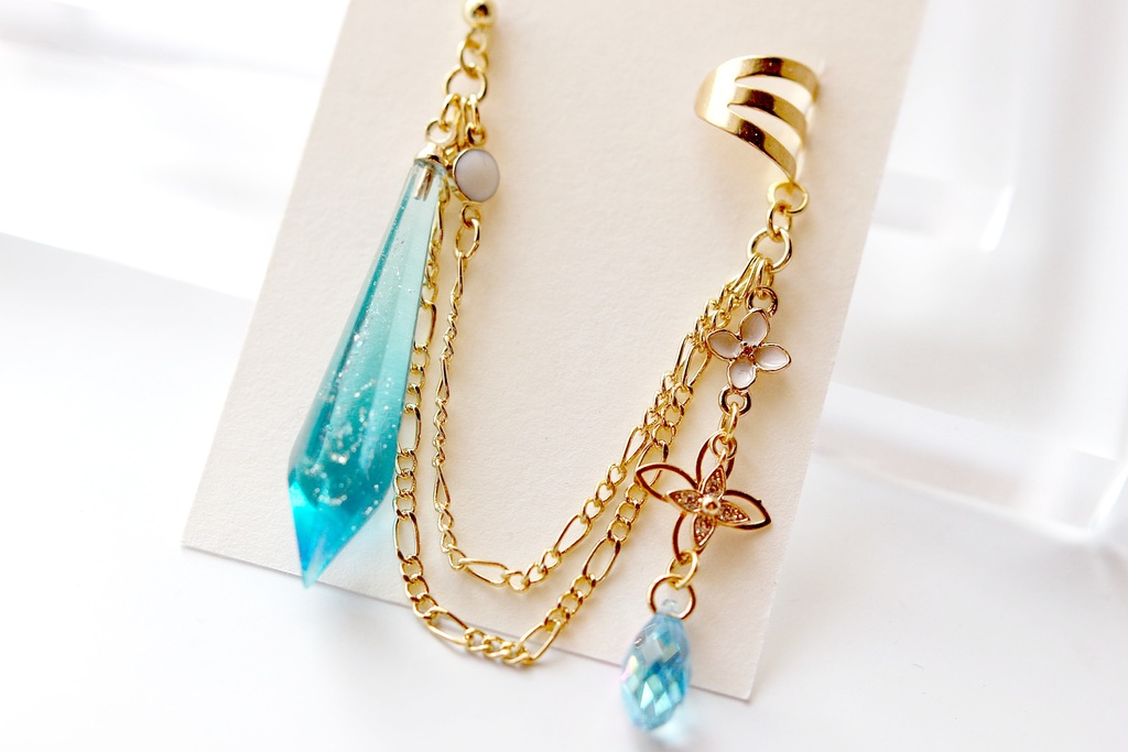 【イヤーカフ＆ピアス】アルベド
