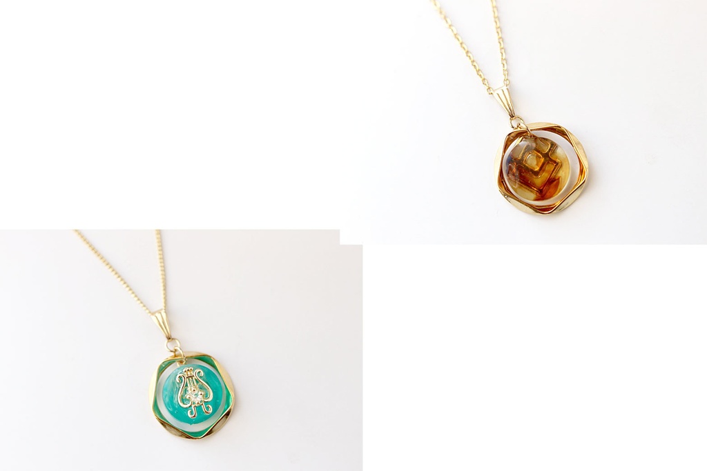 【ネックレス】結晶シリーズ　ウェンティ・鍾離