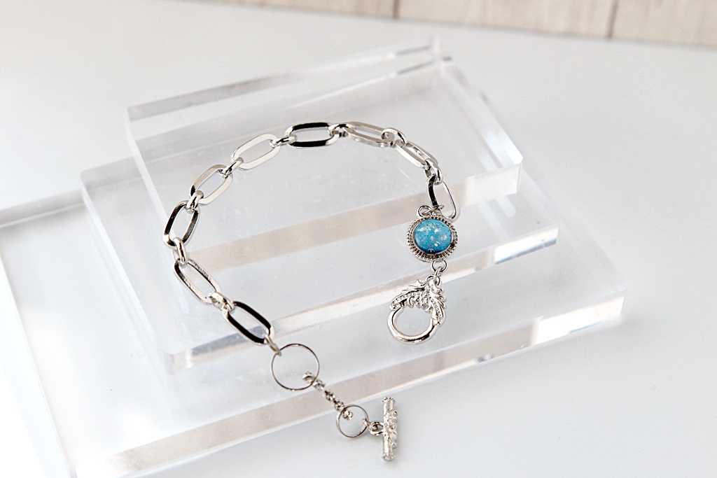 【ブレスレット】蒼炎の鎖