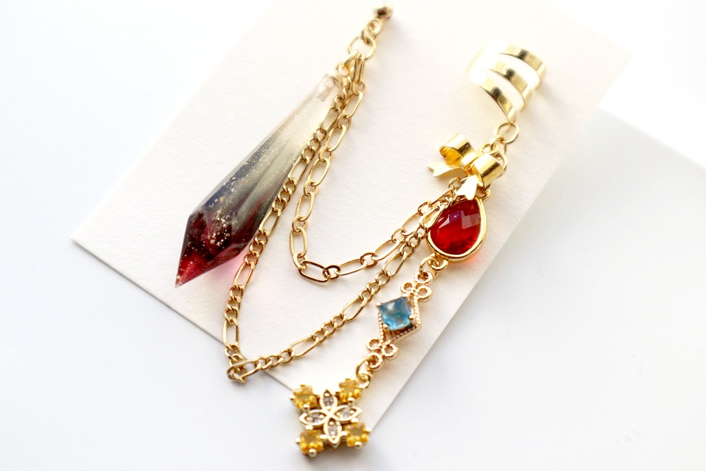 【イヤーカフ＆ピアス】サンドローネ