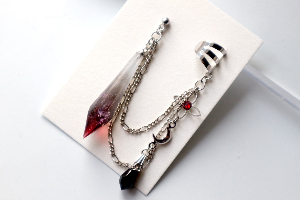 【イヤーカフ＆ピアス】アルレッキーノ