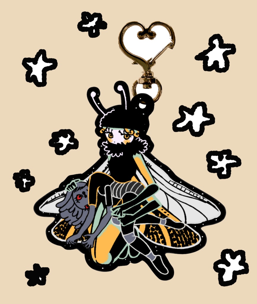 キバネツノトンボ✴︎アクリルキーホルダー