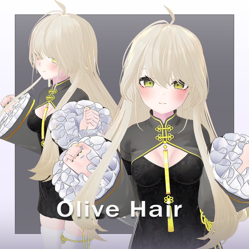 【髪型】Olive Hair Remake【10アバター対応】