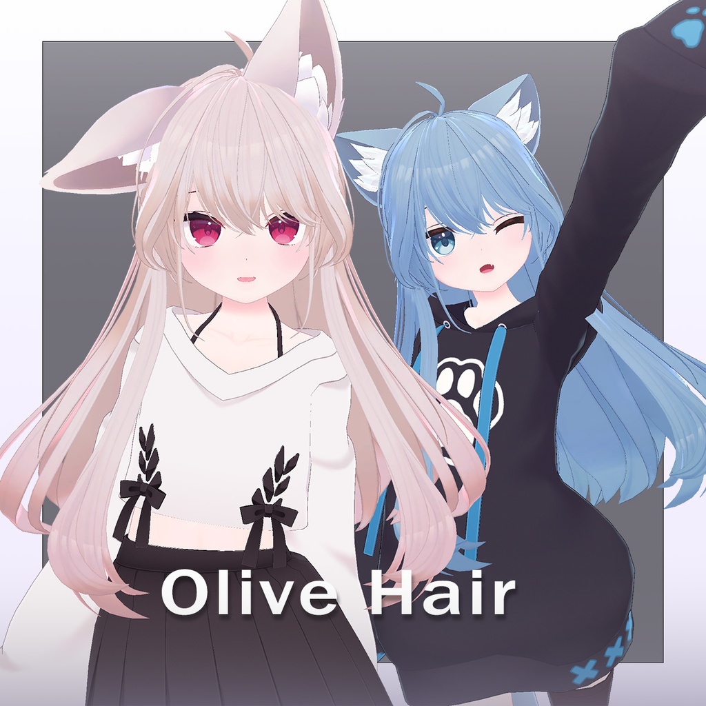 【髪型】Olive Hair Remake【10アバター対応】