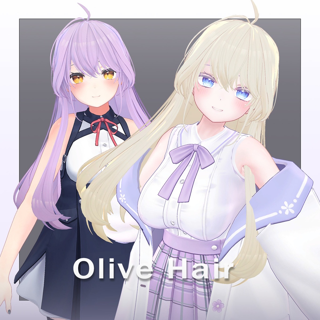 【髪型】Olive Hair Remake【10アバター対応】