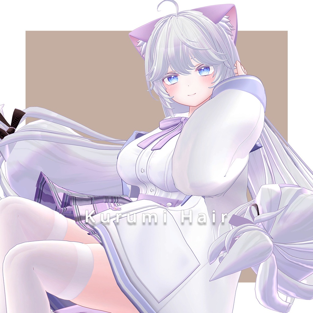 【髪型】Kurumi Hair【10アバター対応】
